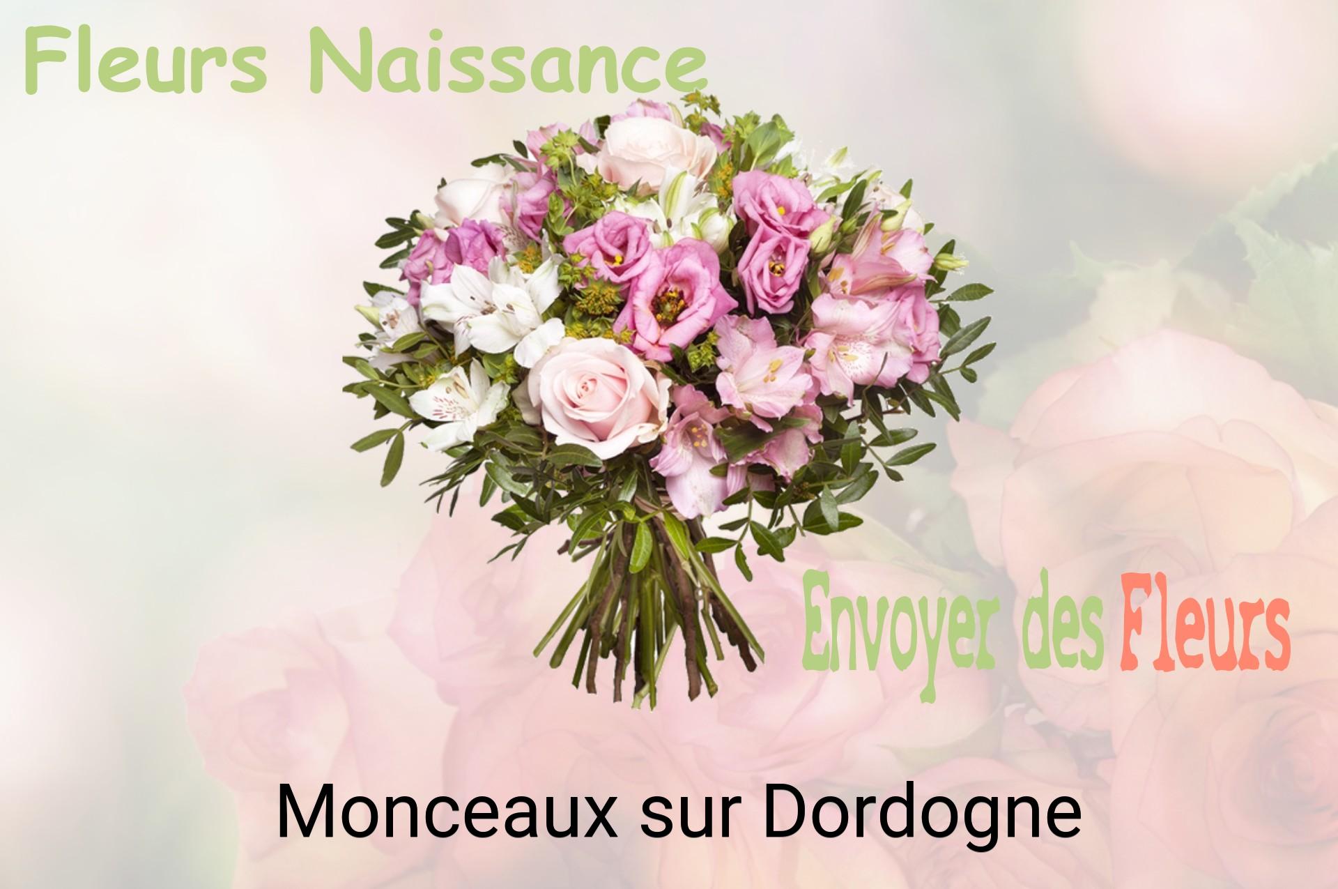 Bouquet de fleurs de naissance livré à Monceaux-sur-Dordogne