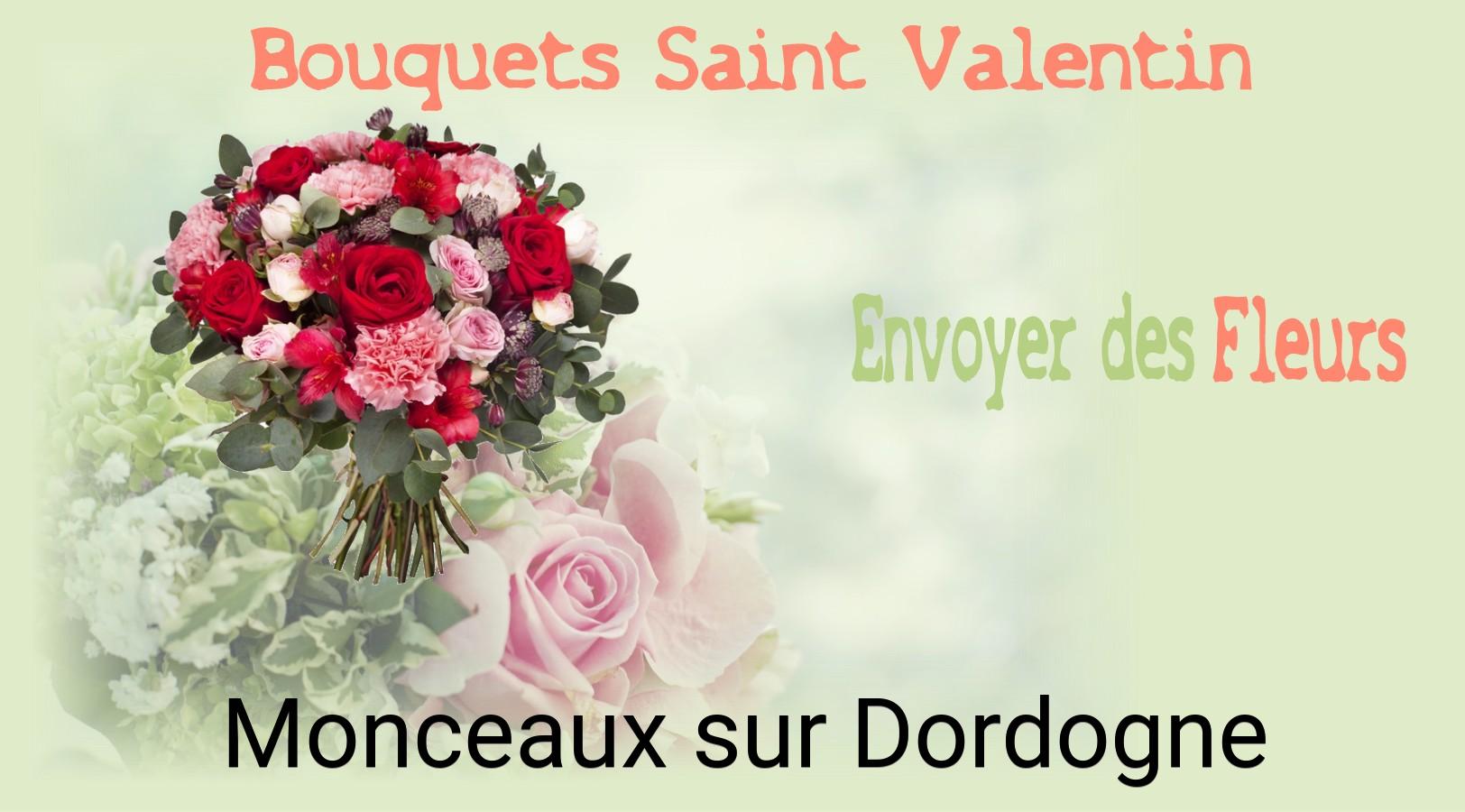 Roses de Saint-Valentin livrées à Monceaux-sur-Dordogne